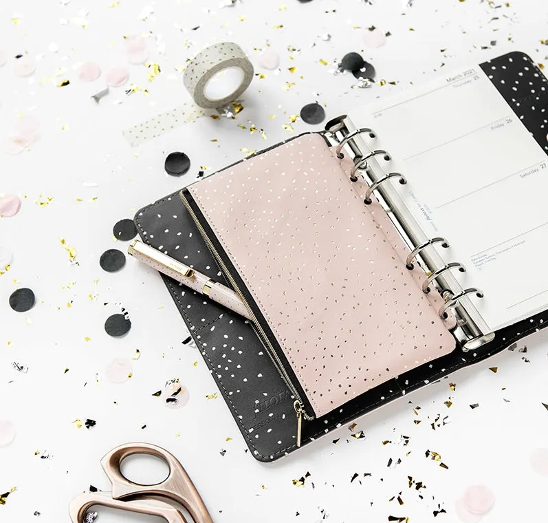 Filofax Confetti pochette zippée A5 Personal motif
