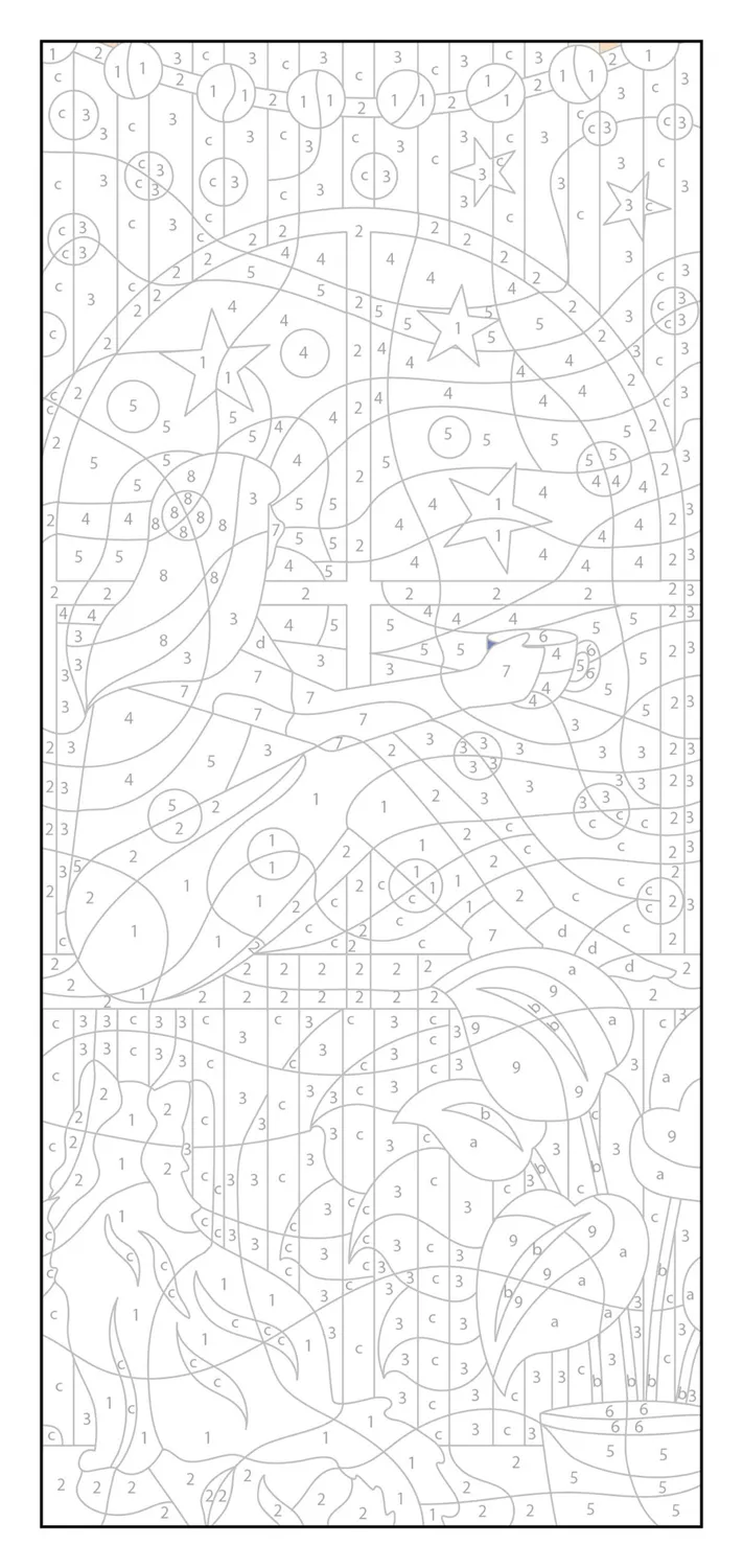 Mamie marque-pages XXL coloriages mystères 20 motifs cadeau
