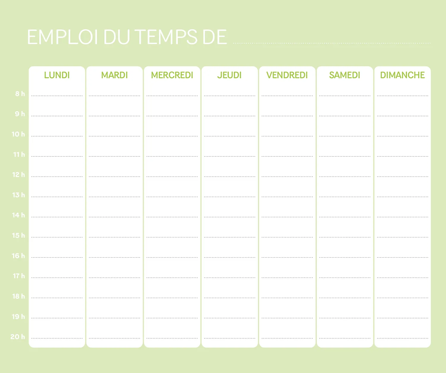 Frigobloc Hebdomadaire Anti-gaspi 2027 calendrier familial