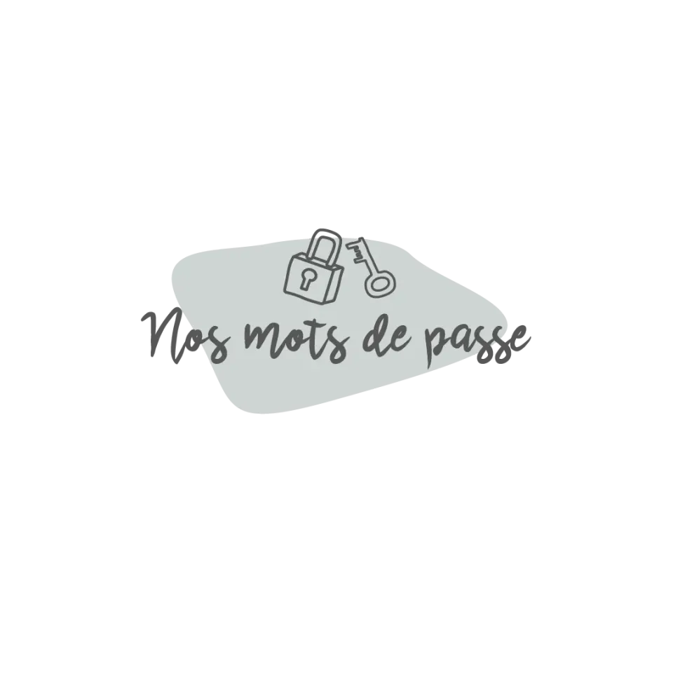 Les Belles Combines Registre mots de passe fiche à imprimer française