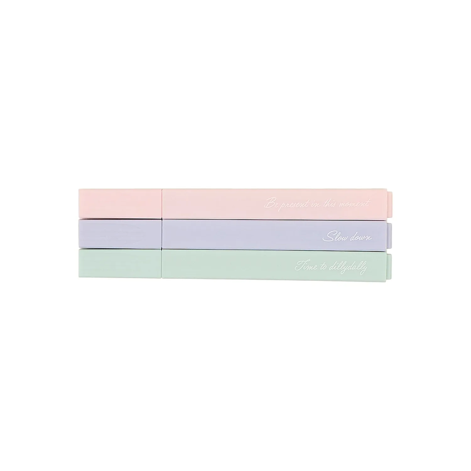 Happy Planner Screen Free Society surligneurs pastel x3
