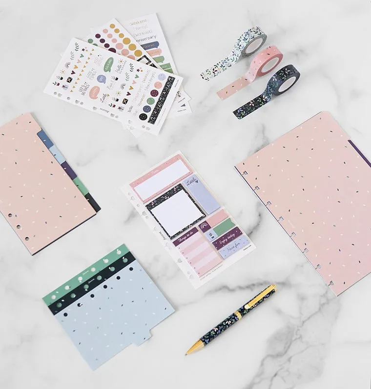 Filofax Garden intercalaires Pocket couleur 6 onglets
