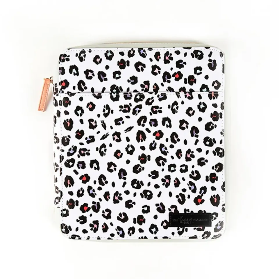 Me & my big ideas Colorful Leopard pochette agenda Classic zippée