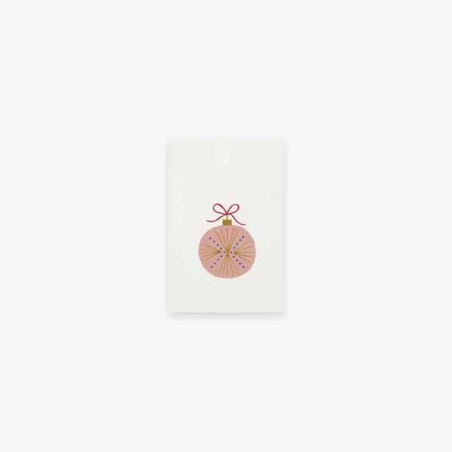 Kartotek Ornament étiquette cadeau Noël 46x70 mm