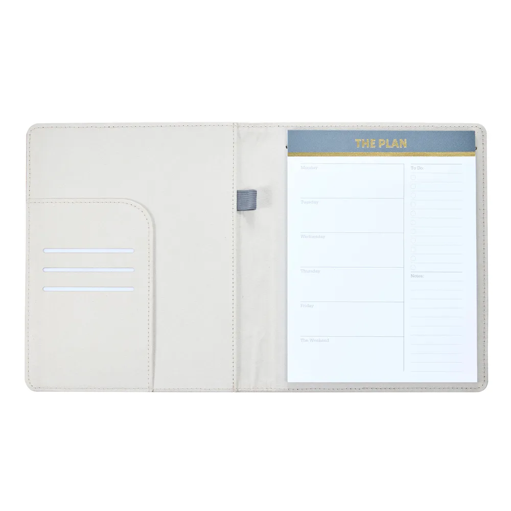 Happy Planner Work + Life Natural bloc-notes hebdo liège 52 feuilles