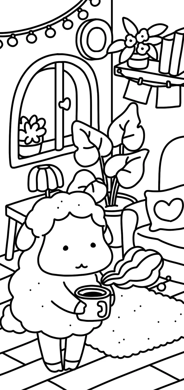 Frigobloc Cocooning marque-pages XXL à colorier x20