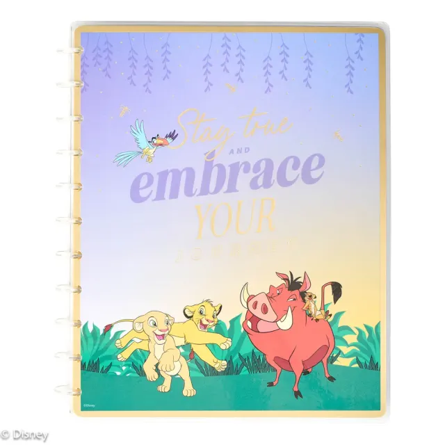 Happy Planner Disney Roi Lion Embrace Your Wild carnet Big pointillé