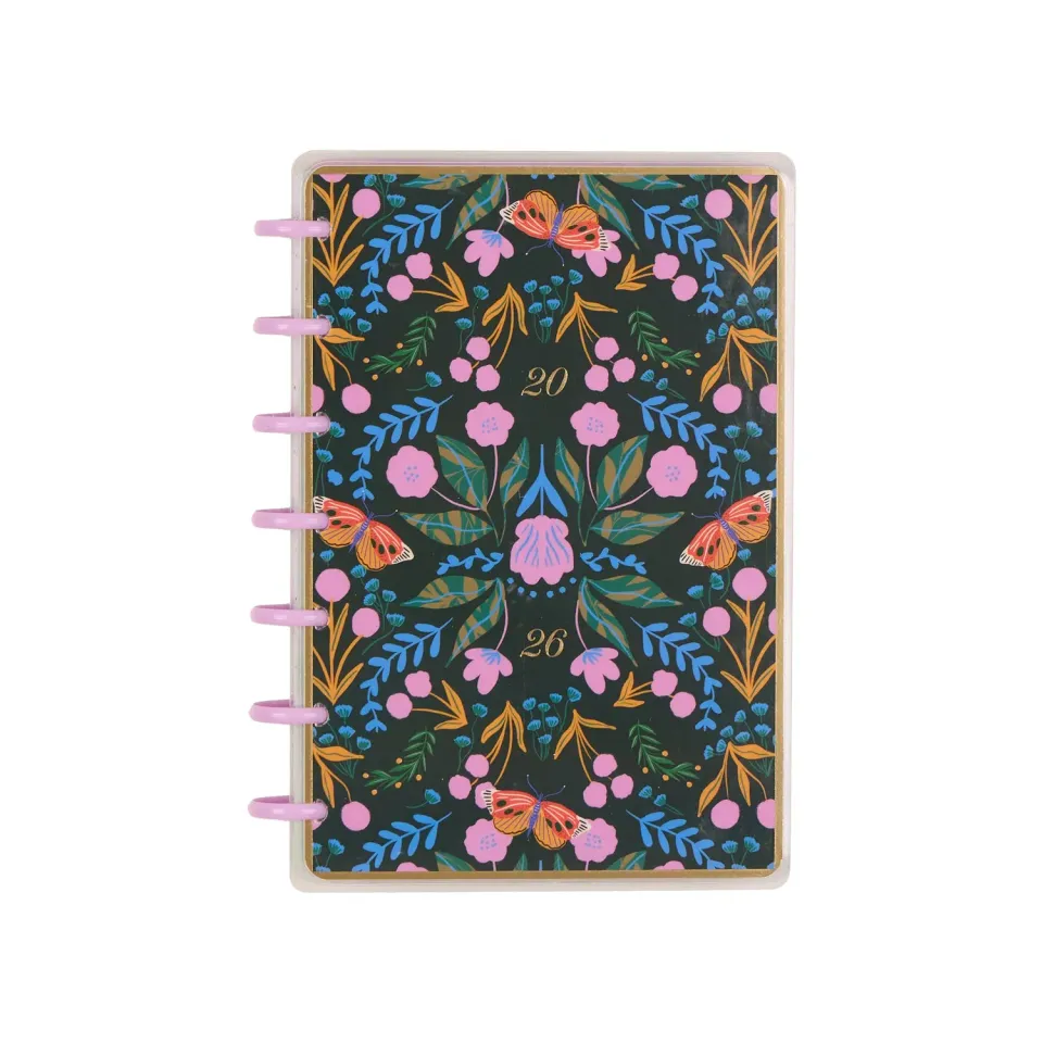 Happy Planner Butterfly Botanics agenda mini colorblock 2026