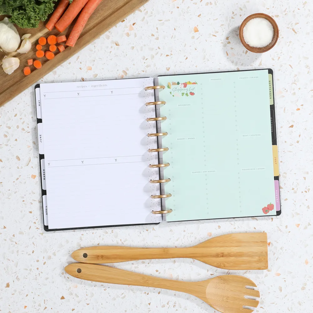 Happy Planner Cooking 101 Classic bloc notes 100 feuilles courses