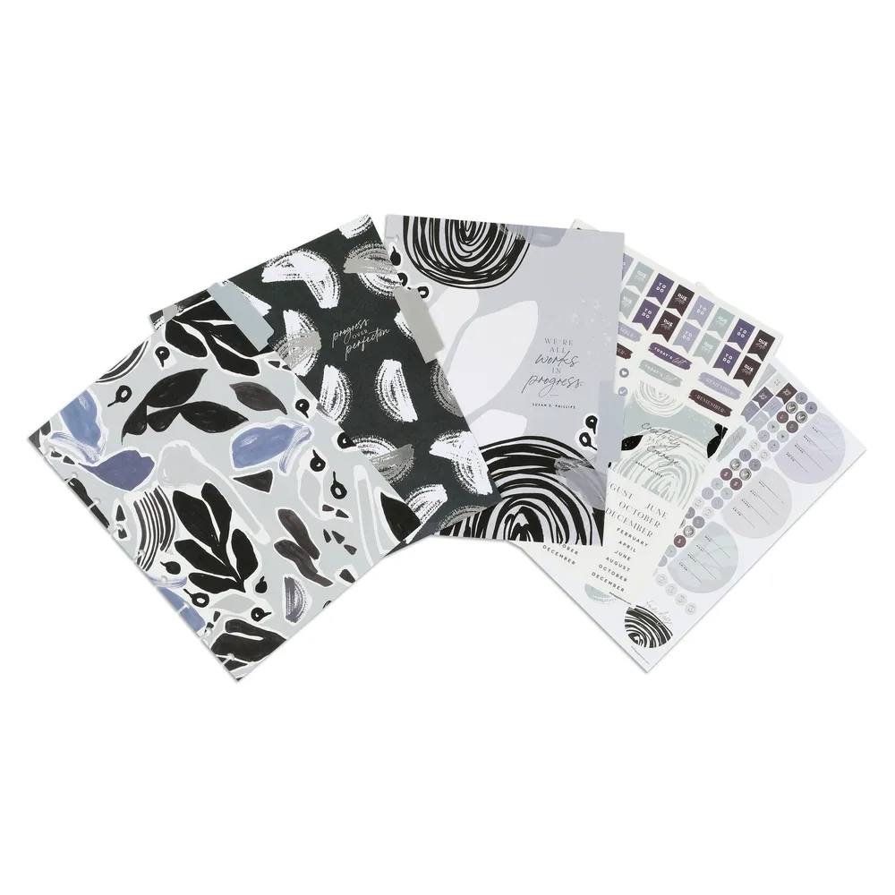 Happy Planner Funky Abstracts recharge quotidienne Classic 3 mois