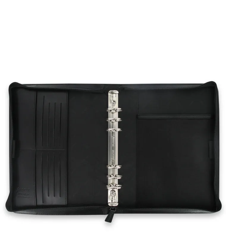 Filofax Metropol A5 organiseur zippé noir simili cuir