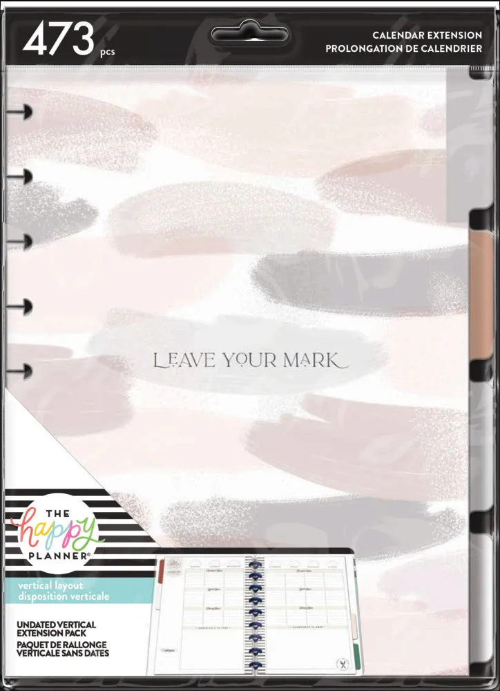 Me & my big ideas Happy Planner Everyday Vertical extension 6 mois