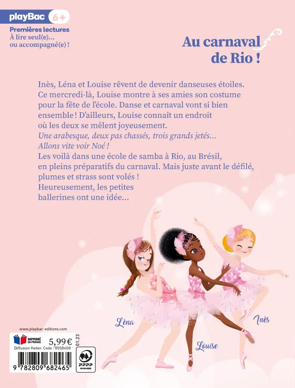 Frigobloc Une deux trois Danseuses Tome 12 roman Rio 6 ans