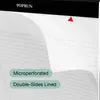 Poprun LP5080NR-P6 bloc notes ligné 5x8 lot de 6