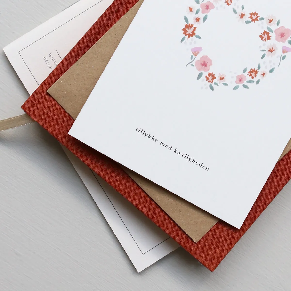 Kartotek Kærlighedskrans carte mariage amour
