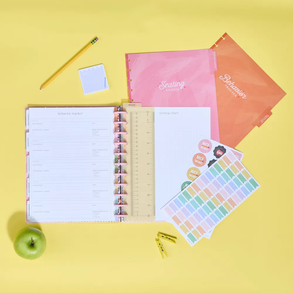 Happy Planner Teacher pack Big plans de classe comportement