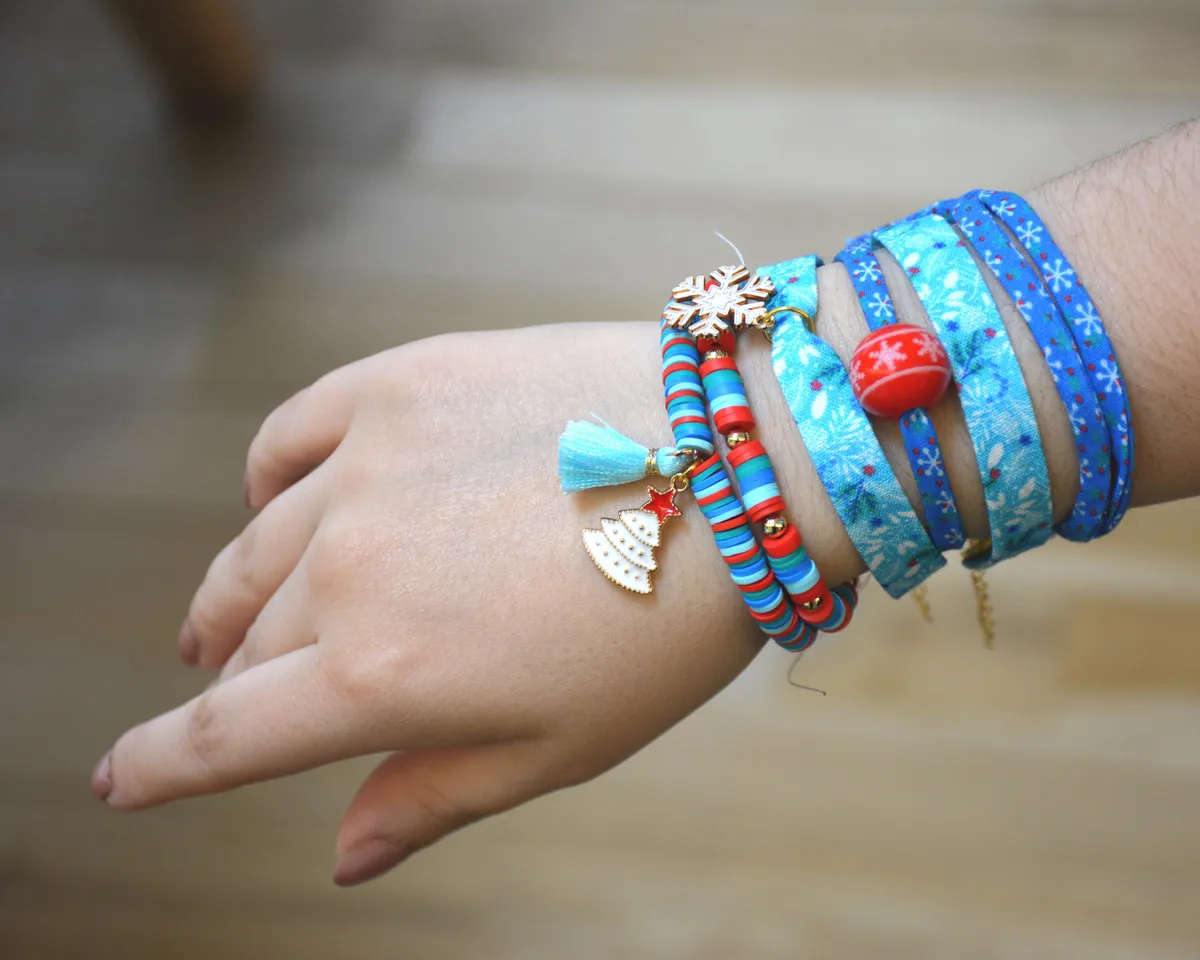 Minimiki Noël Magique kit bracelets enfant 6 bracelets