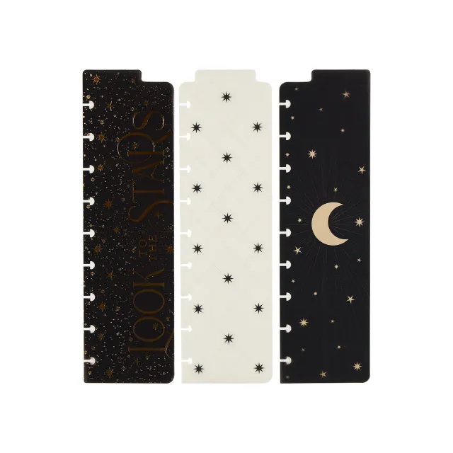 Happy Planner Eternal Stars marque-pages classic lot 3 doré