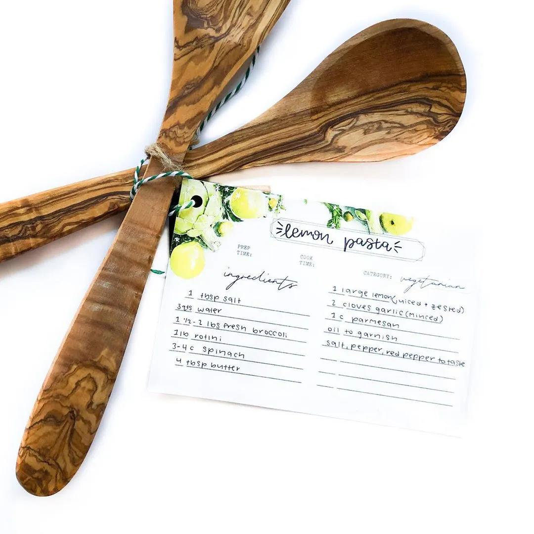 Happy Planner Bon Appetit cartes recettes foodie 20 cartes