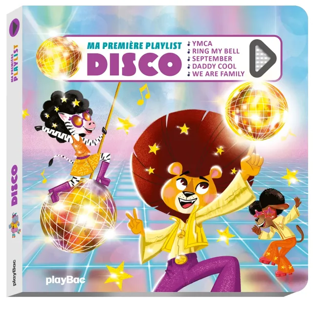 Ma première playlist livre musical Disco 5 sons dès 1 an