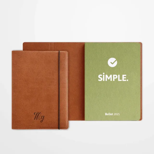 My365 SIMPLE Duo Organisation 2025 agenda A5 Zen recyclé