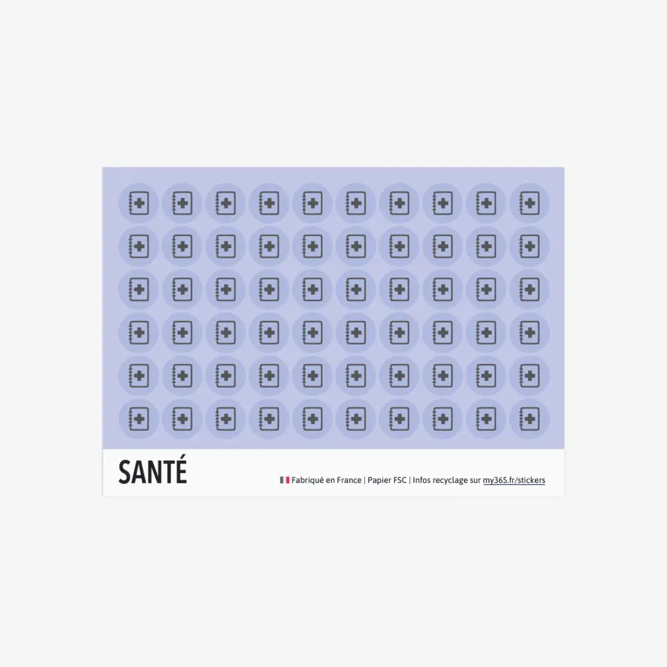 My365 Santé stickers suivi bien-être