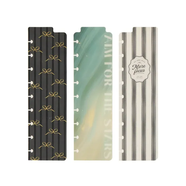 Happy Planner Modern Balance marque-pages classic lot de 3