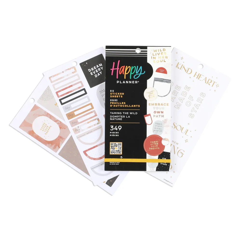 Happy Planner Taming the Wild stickers Big 349 stickers