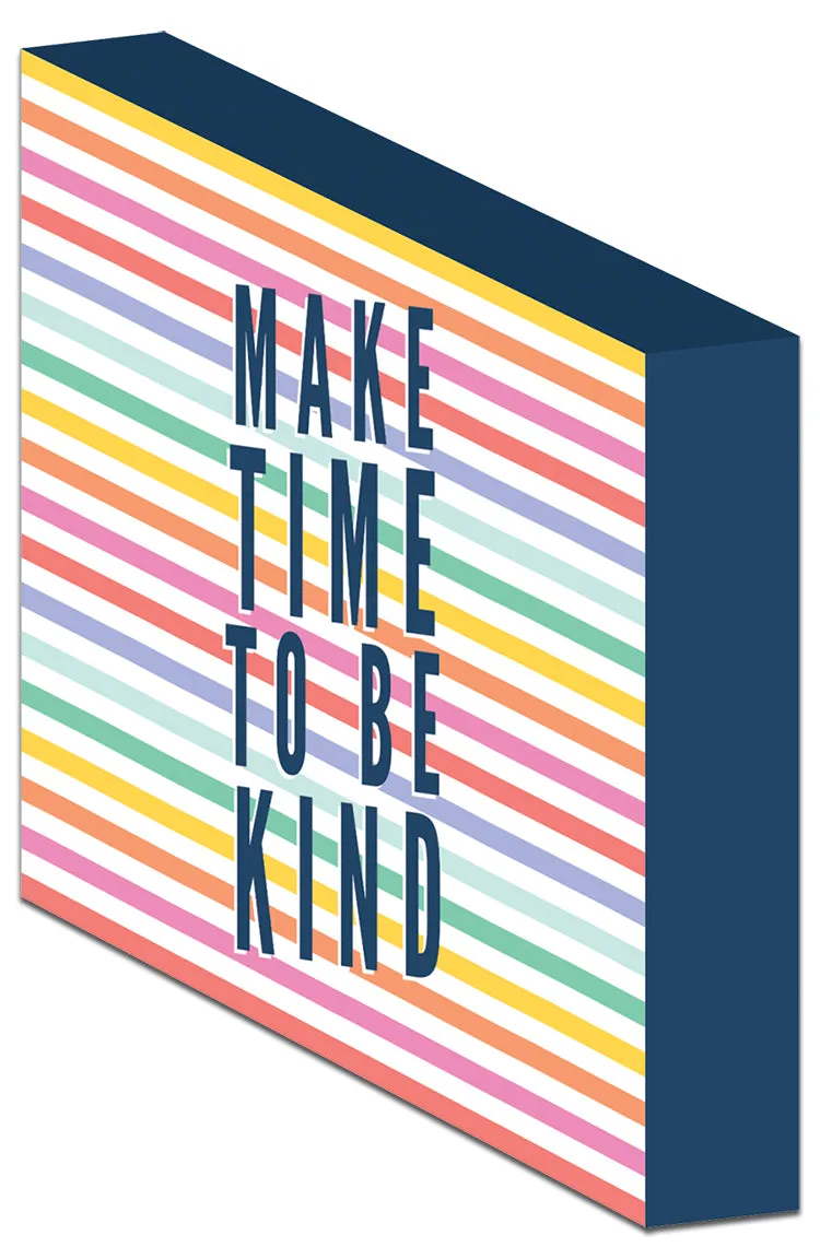 Happy Planner Make Time bloc citation déco