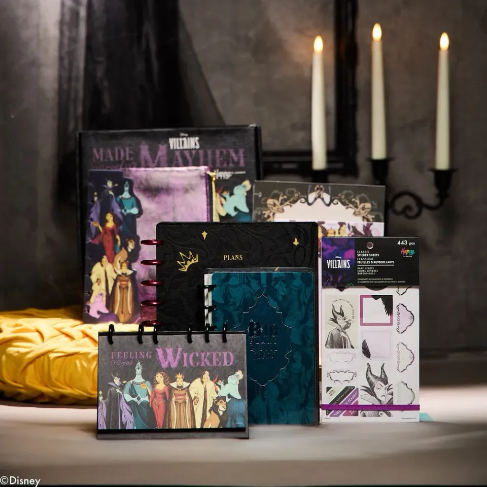 Happy Planner Disney Villains Be Happy Box coffret Classic vertical