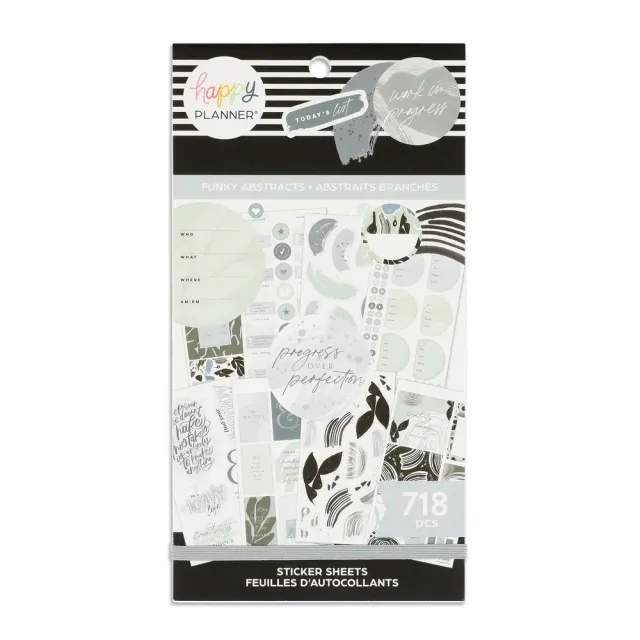 Happy Planner Funky Abstracts carnet stickers 718 pièces