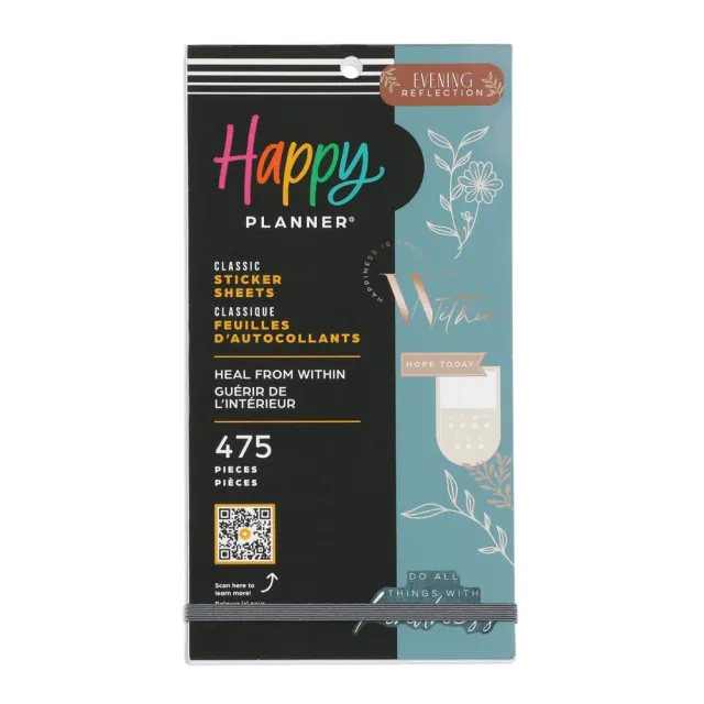 Happy Planner Heal From Within stickers value pack 475 pièces