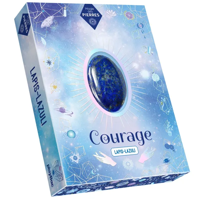 Magie des pierres Courage coffret lapis-lazuli enfant