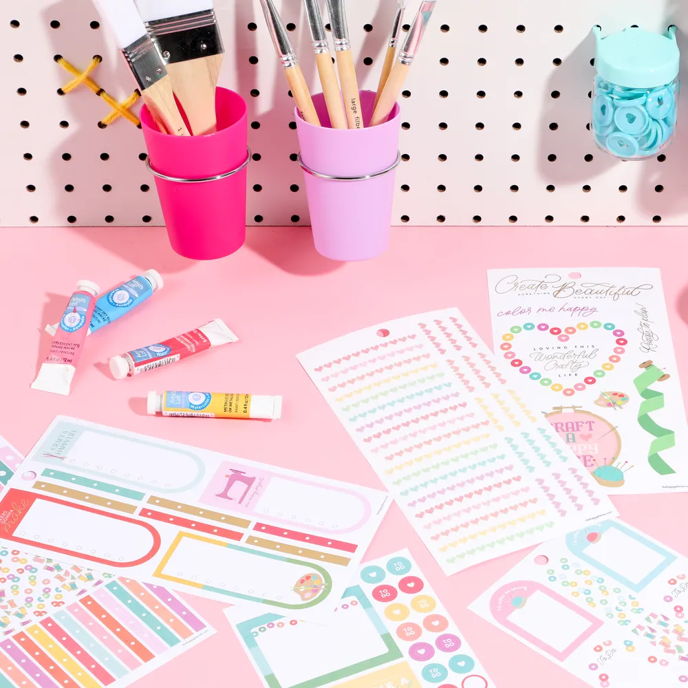Me & my big ideas Miss Maker stickers value pack 668 loisirs créatifs