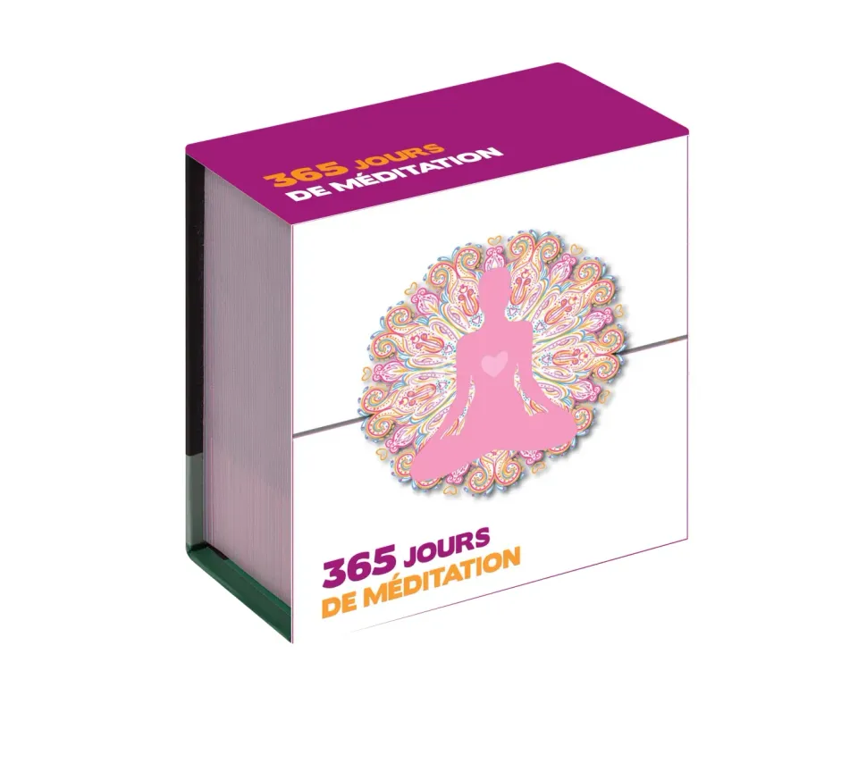 Mini calendrier 365 jours de méditation zen bureau