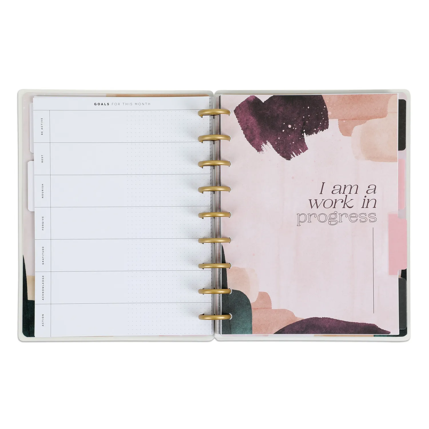 Happy Planner Believe In You Recovery agenda Classic 12 mois non daté