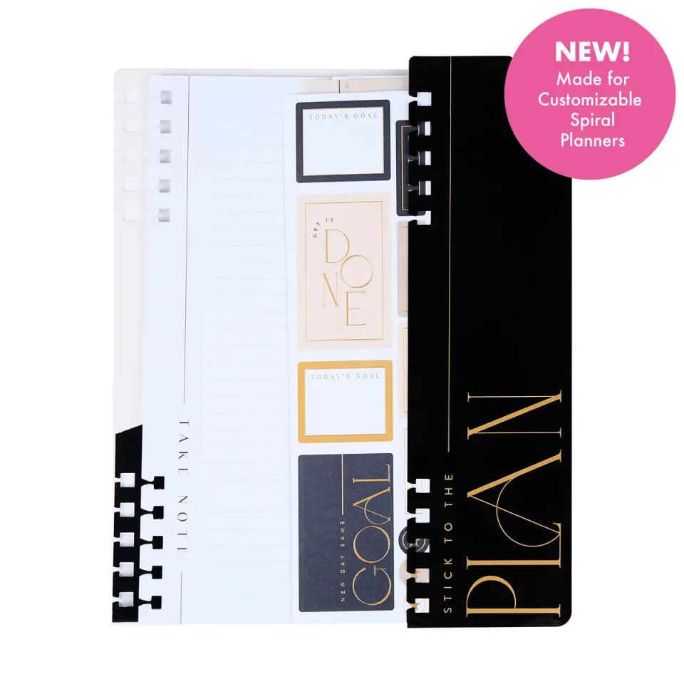Happy Planner Neutral pack accessoires agenda spirale classic