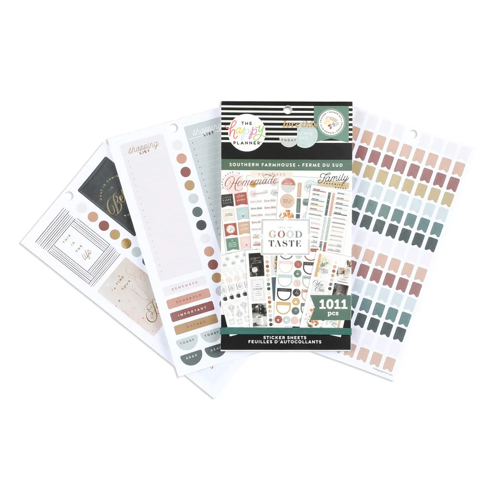 Me & My Big Ideas Southern Farmhouse carnet stickers 1011