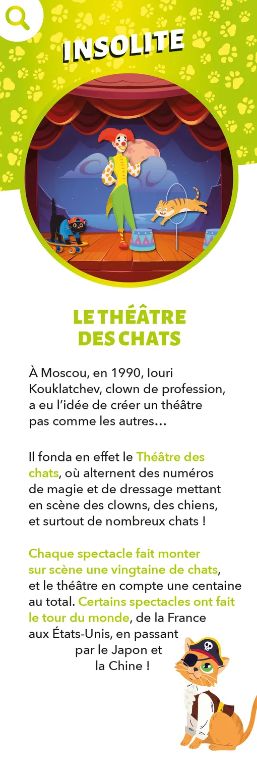 Frigobloc Éventail Passion Chats quiz enfant