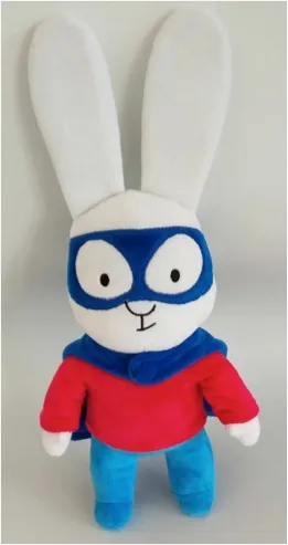 Simon Peluche et abécédaire coffret éveil lapin