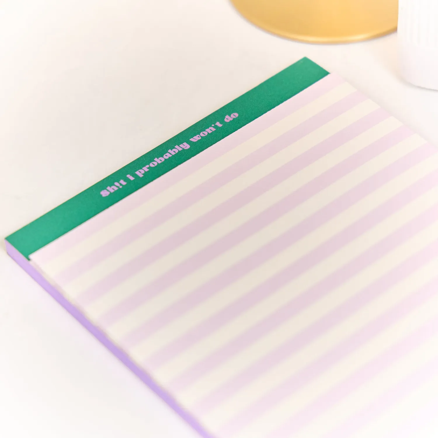 Happy Planner Current Mood bloc-notes ligné doré