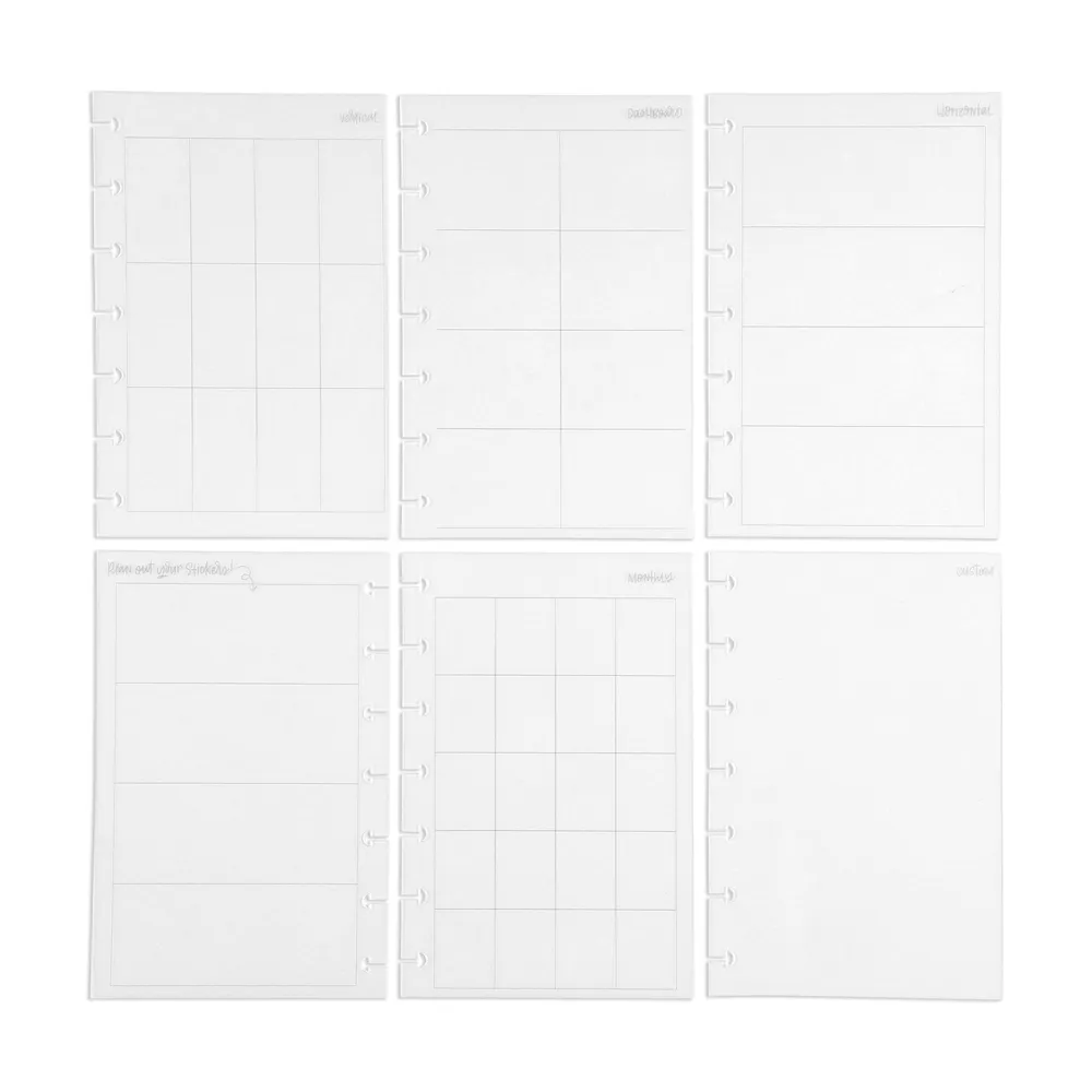 Happy Planner guide planification stickers Mini transparent x10