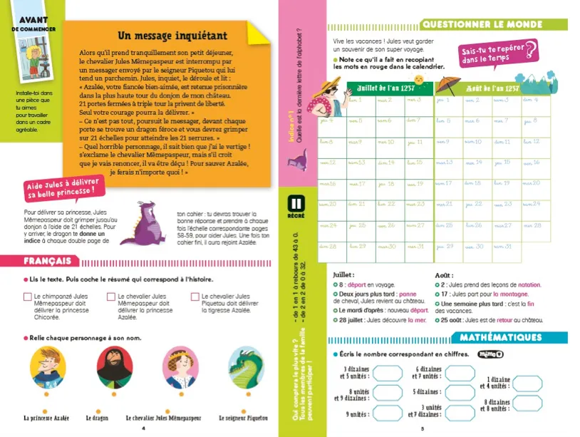 Frigobloc Les Incollables CP au CE1 cahier vacances 6-7 ans