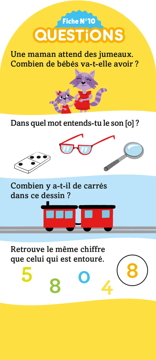 Les Incollables 180 quiz éventail MS-GS 4-5 ans