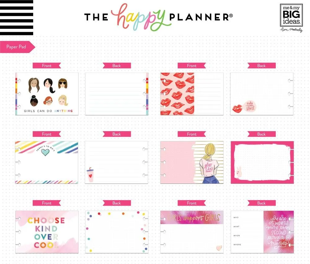 Me & my big ideas Happy Planner Encourager pack accessoires planner