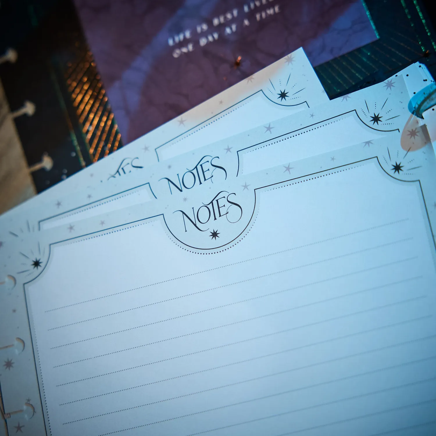 Happy Planner Eternal Stars recharge Classic 40 feuilles ligné pointillé