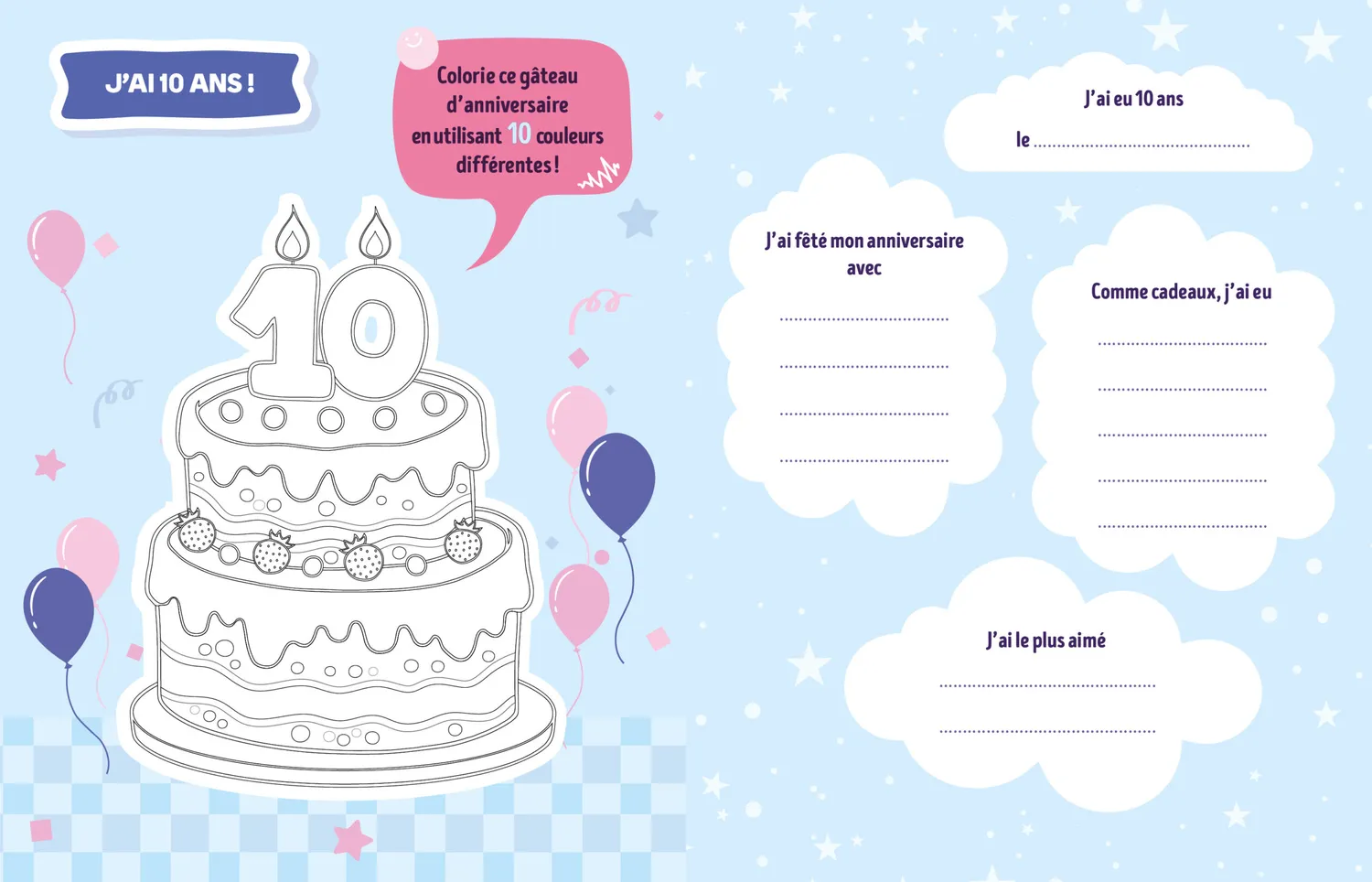 Frigobloc Journal secret de mes 10 ans journal intime cadenas