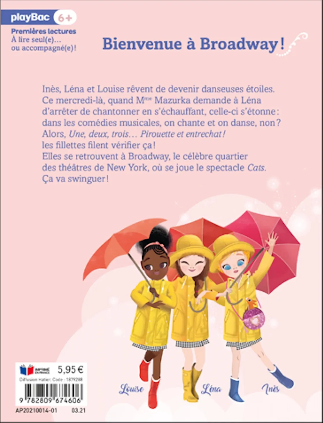 Frigobloc Une deux trois Danseuses Tome 8 Broadway roman