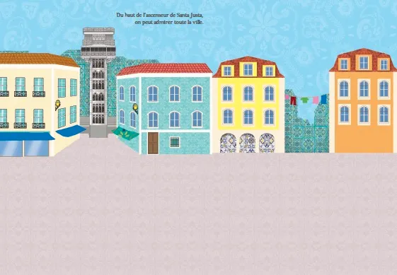 Minimiki Ma ville à décorer Rosa à Lisbonne stickers