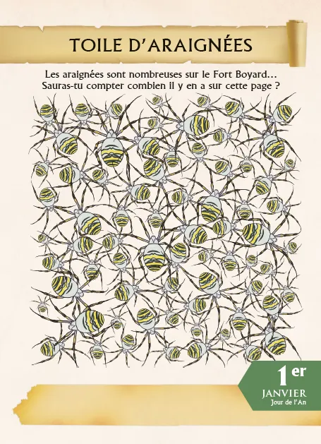 Frigobloc Fort Boyard calendrier à bloc 365 énigmes